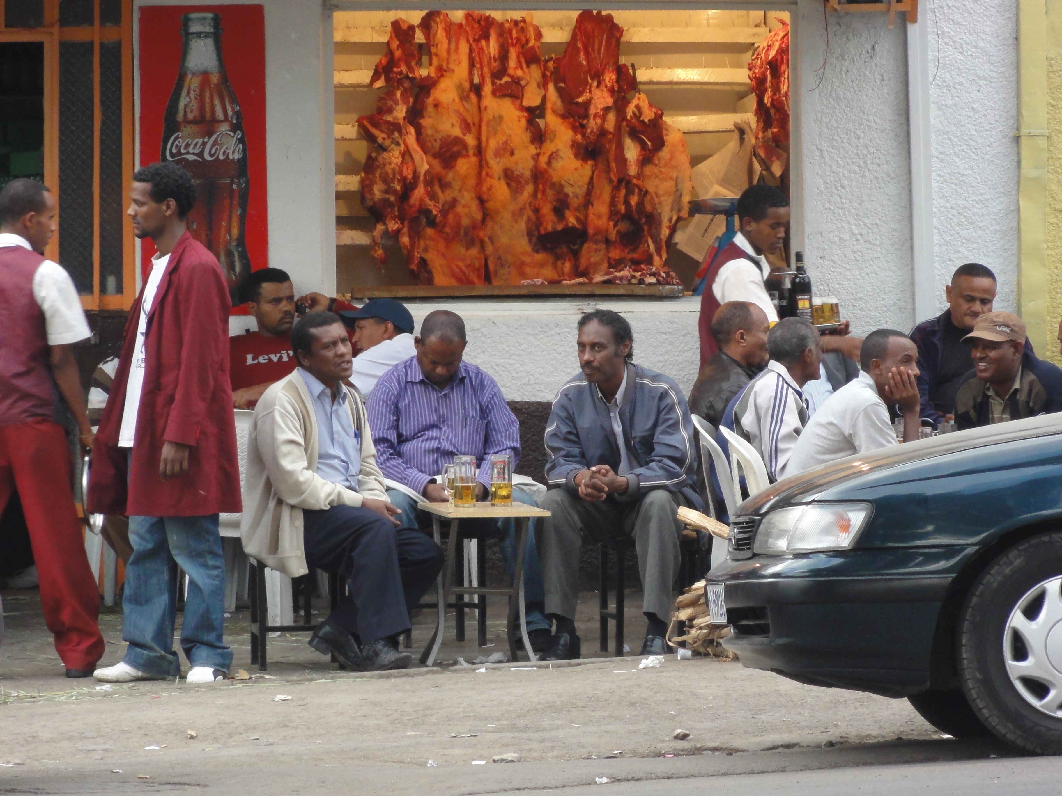 Ethiopia, Addis Ababa Raw meat restaraunt (1)